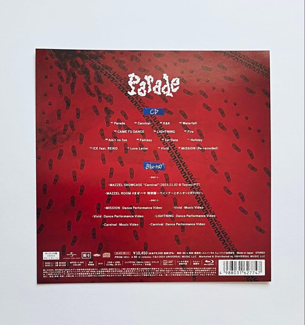 MAZZEL『Parade』 MUZEUM盤 Blu-ray 特典あり