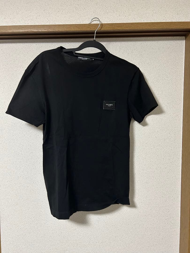 DOLCE&GABBANA ブラック Tシャツ ポケット付き