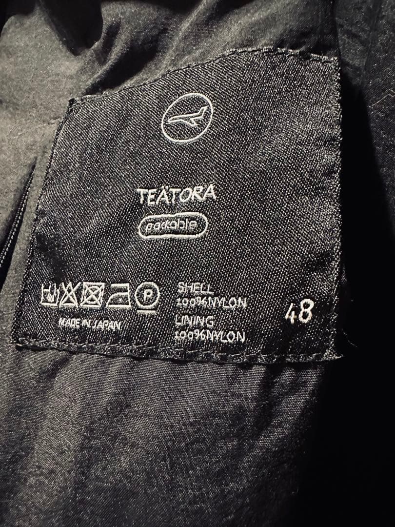 TEATORA Packable ジャケパンセットアップ