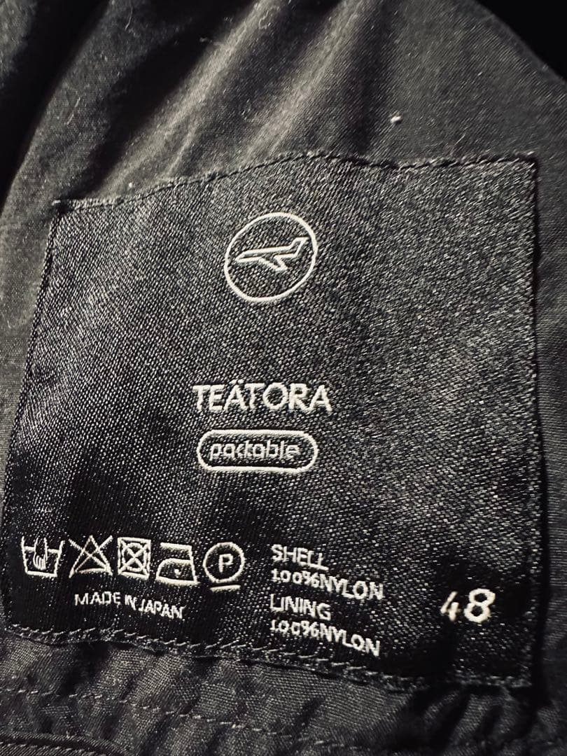 TEATORA Packable ジャケパンセットアップ