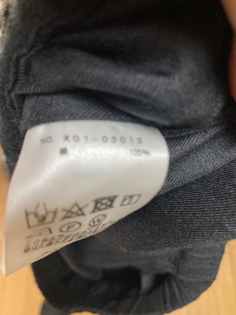 コモリ　23ssシルクネルドローストリングパンツ