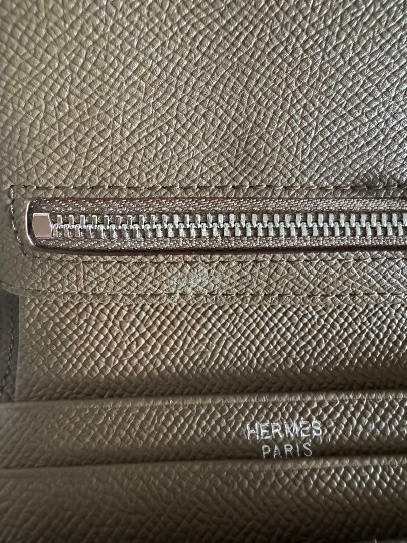 HERMES ノベルティ　エトゥープ　シルバー金具　本日限定出品
