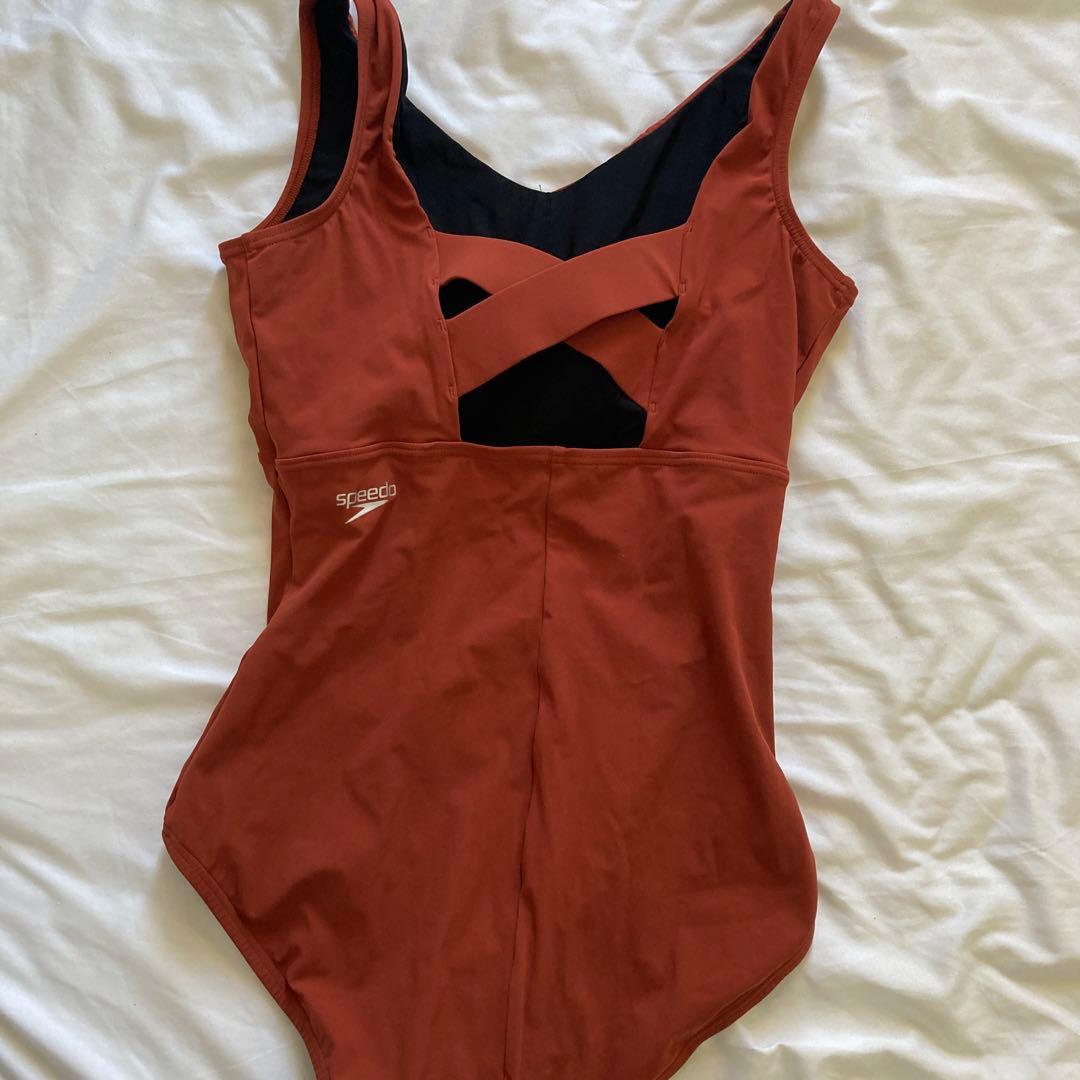 ★売り尽くしSALE★Speedo ブラウン ワンピース水着