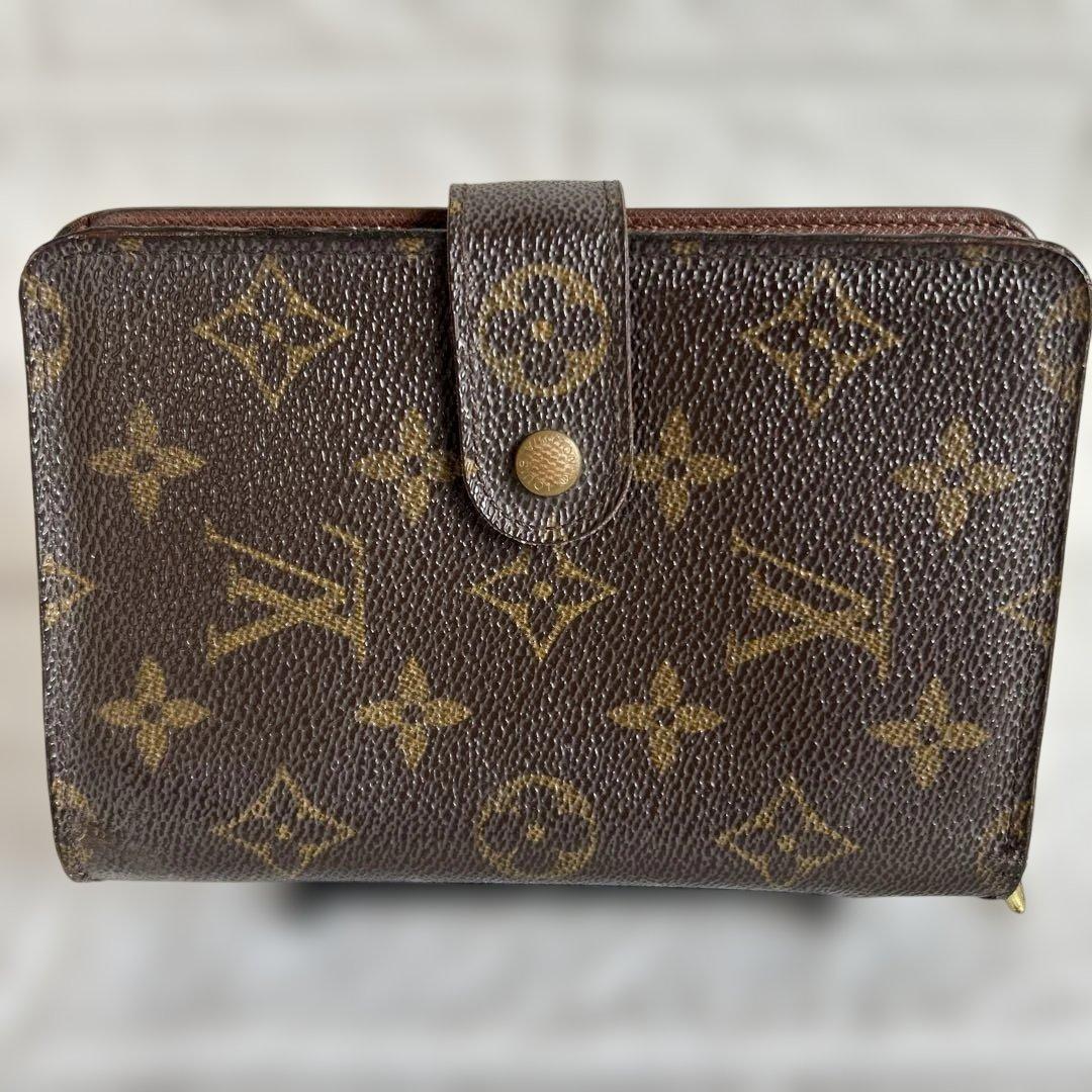 Louis Vuitton モノグラム 二つ折り財布　パスケース付き