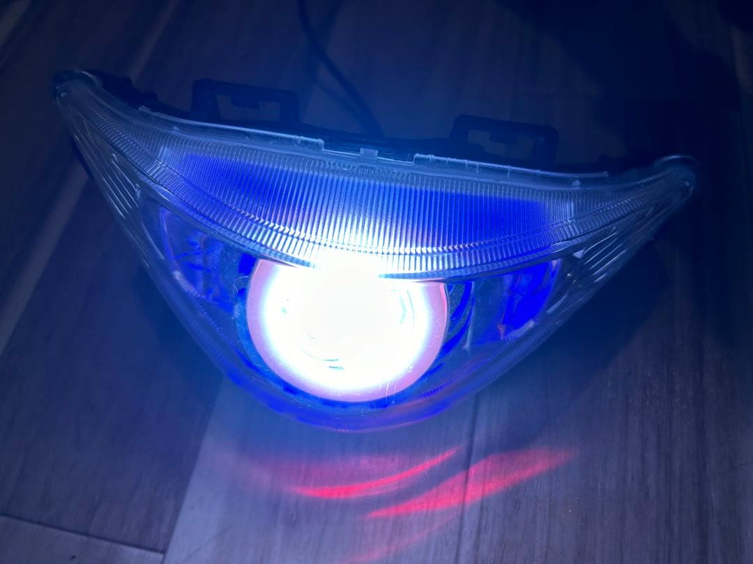 アドレスv125s デビルアイ　エンジェルアイ　ヘッドライト　LED イカリング