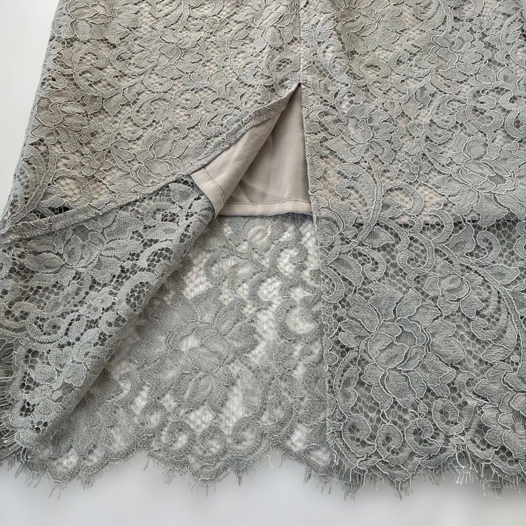 美品　ノーブル　ロングスカート　レース
