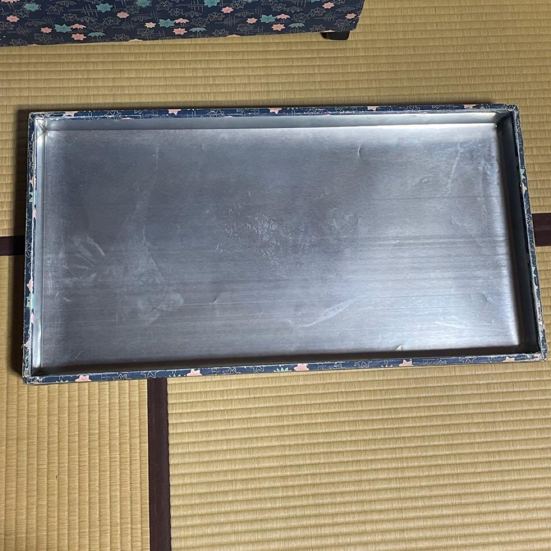 ★ 茶箱2　大　和紙張り　昭和レトロ　キャスター付　押入れ収納