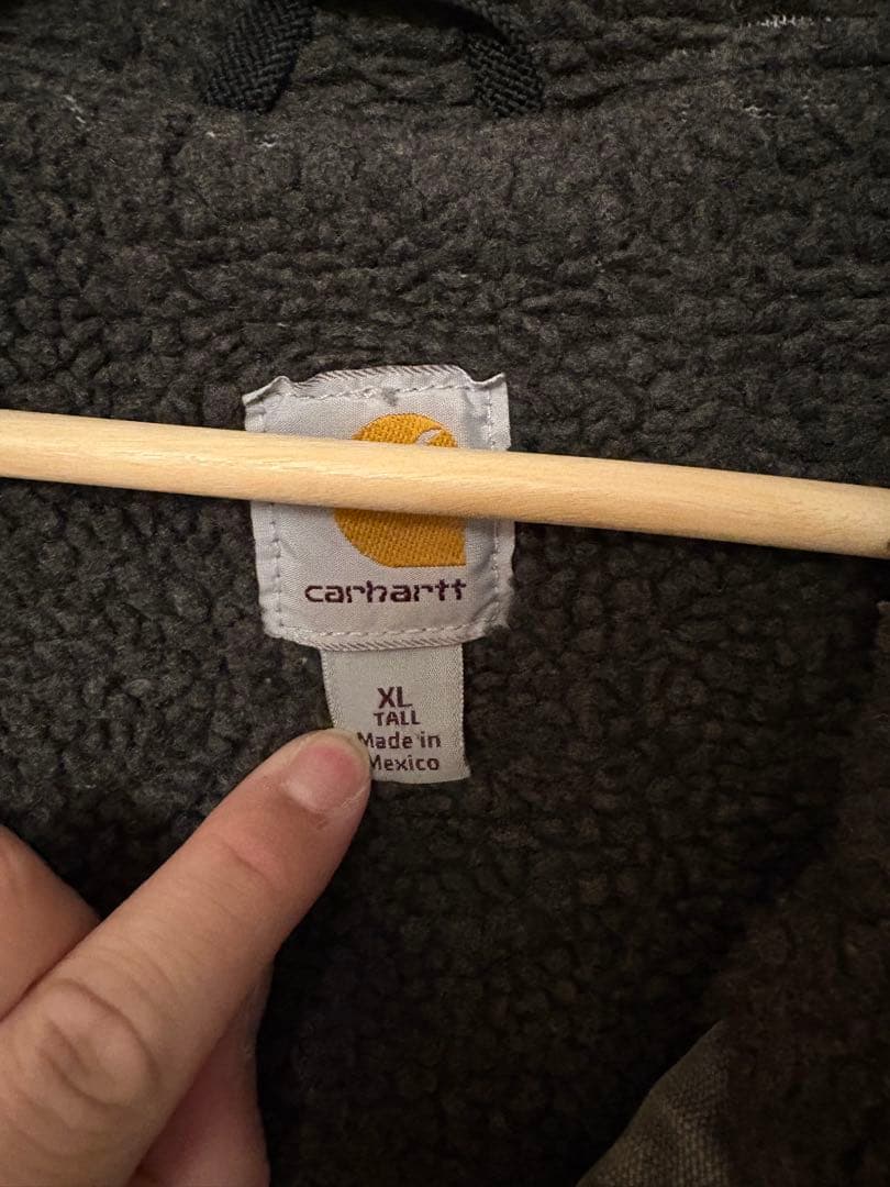 Carhartt ダックベスト XL-TALL フェードブラック