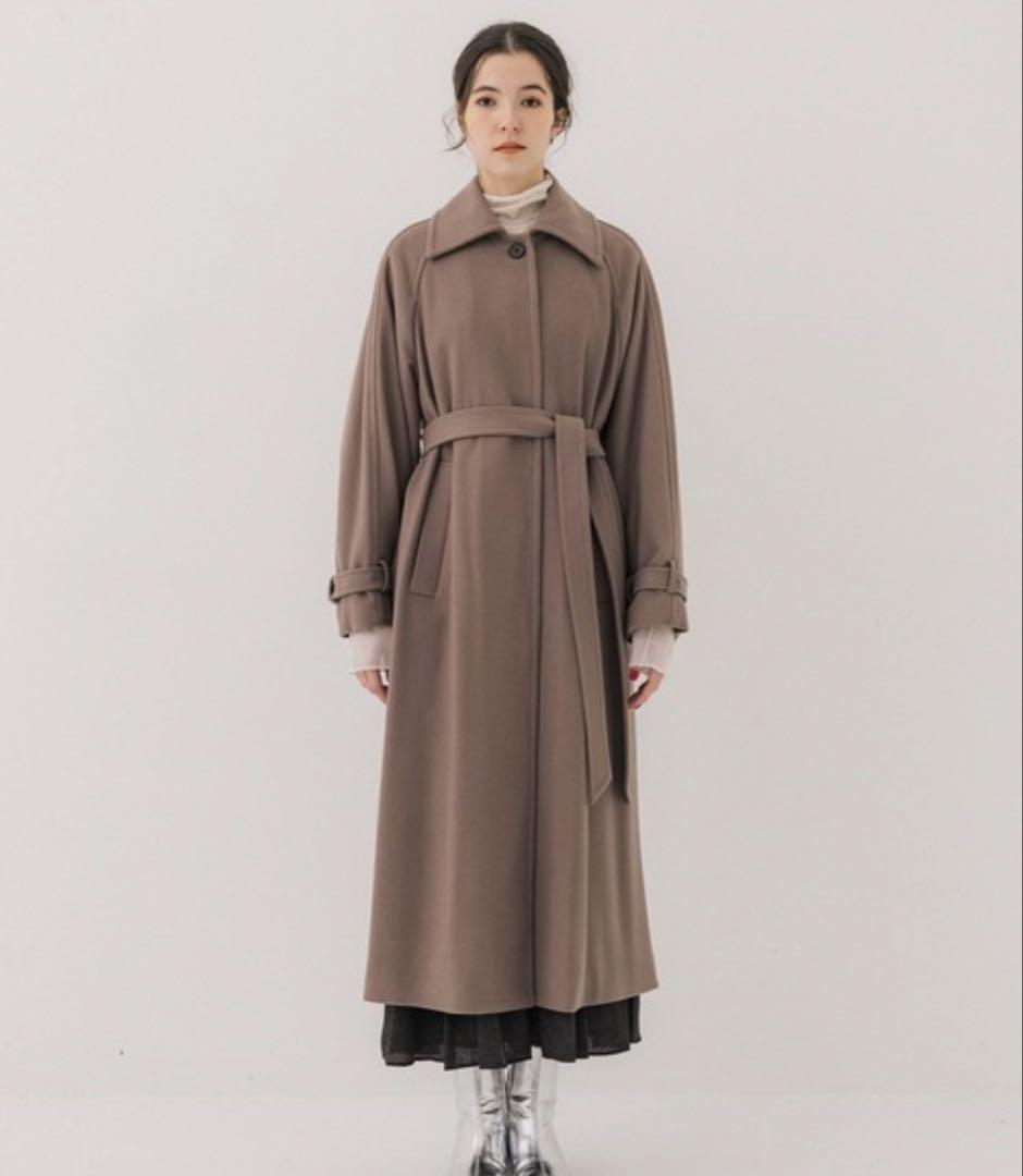 PUBLIC TOKYOスタンド2WAYロングコート クリーニング済