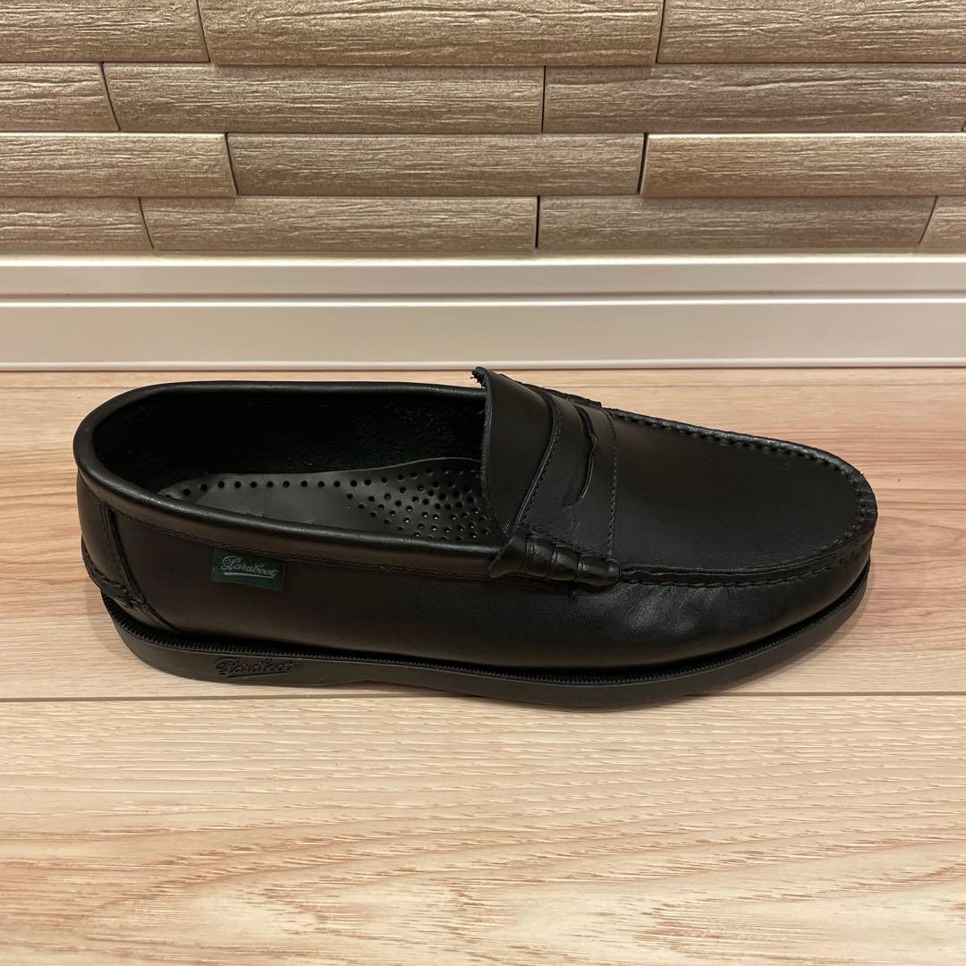 【美品】 パラブーツ PARABOOTS ブラック ローファー 24.5cm相当