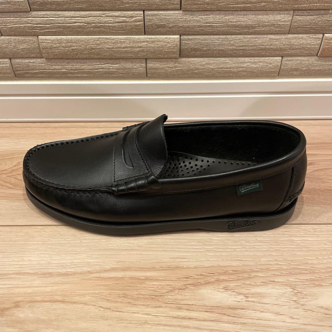 【美品】 パラブーツ PARABOOTS ブラック ローファー 24.5cm相当
