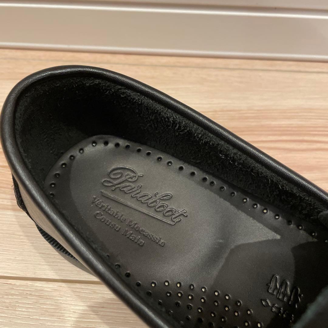 【美品】 パラブーツ PARABOOTS ブラック ローファー 24.5cm相当