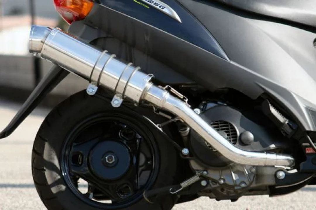 専用スズキ08 アドレスV125 CF46Aステンレス マフラーR300
