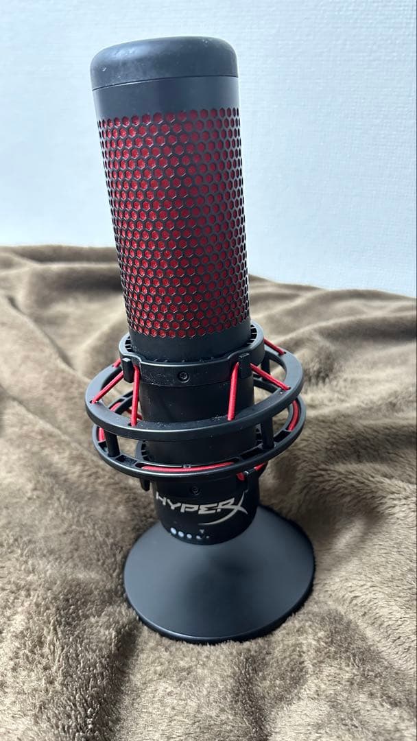 HyperX QuadCast スタンドアロンマイク HX-MICQC-BK