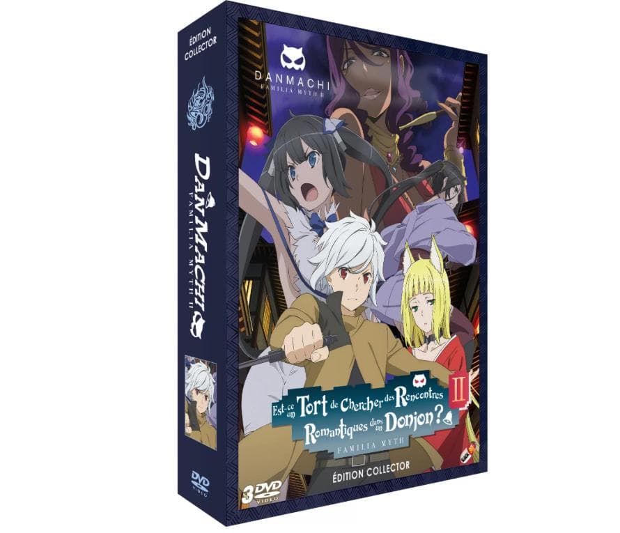 ダンまち アニメ DVD 1-3期 ボックスセット フランス版 日本語音声