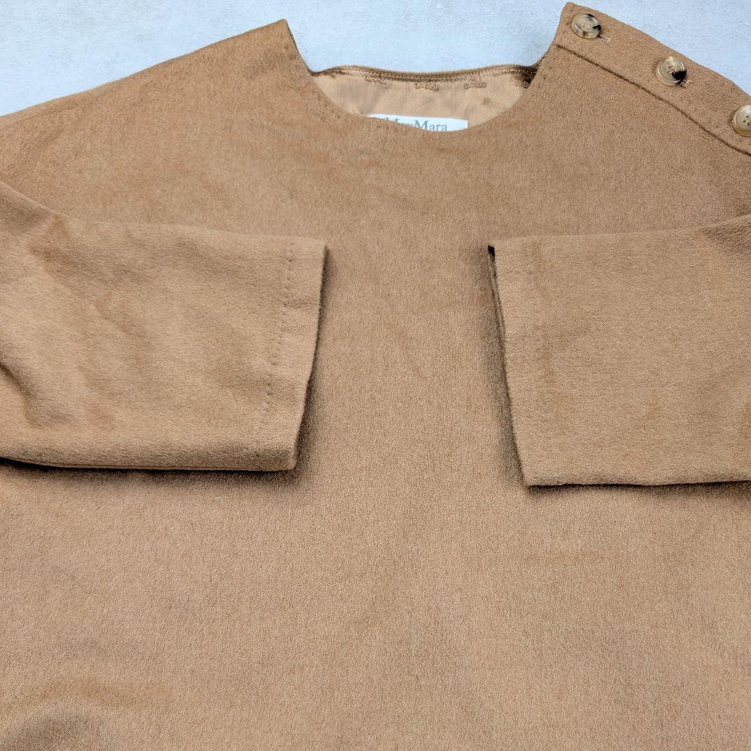 MaxMara マックスマーラ ピュアキャメル100% ワンピース イタリア製