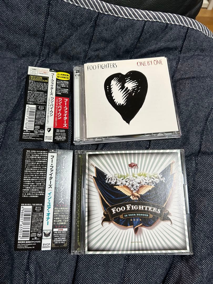 CD フーファイターズ　5枚　初回限定　タトゥーシール付き　国内正規品
