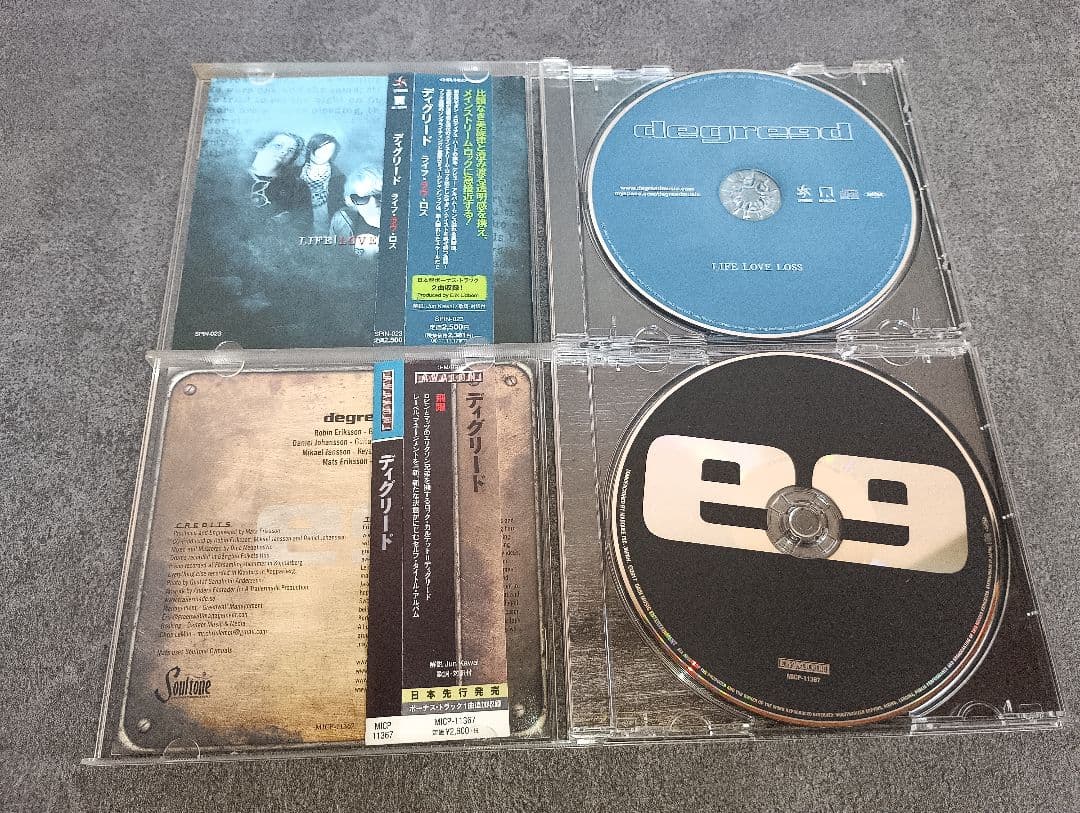 Degreed ディグリード CD4枚セット 日本盤 ロック
