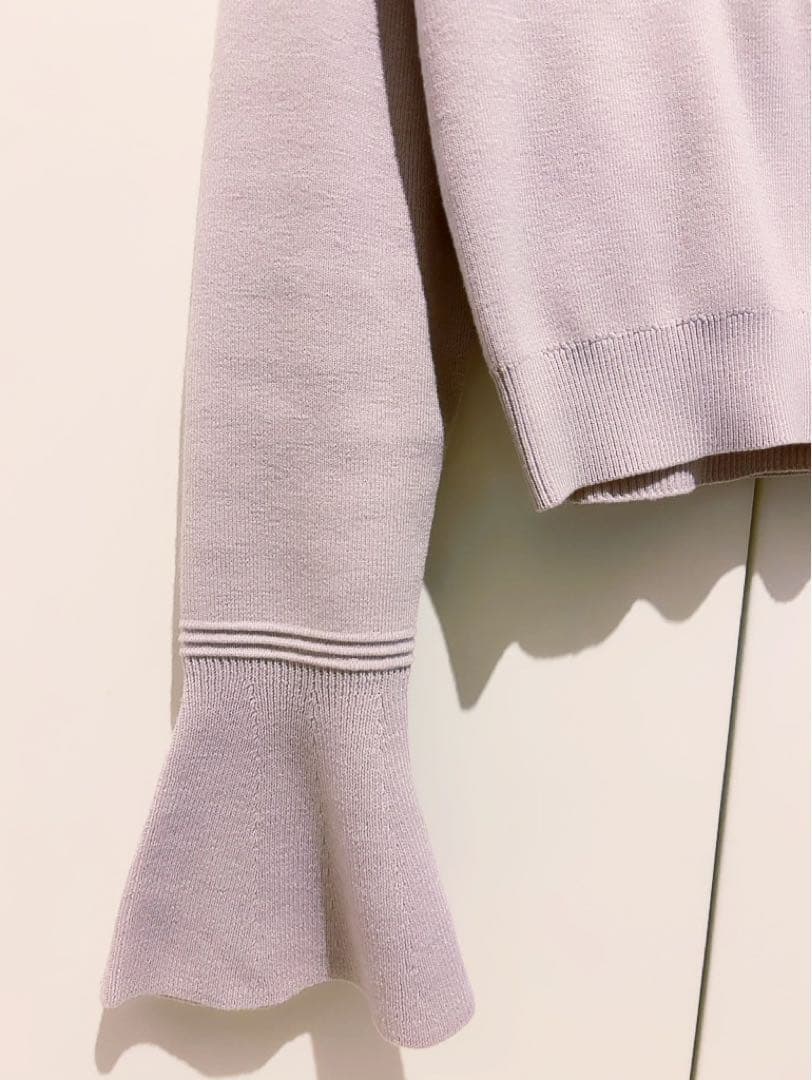 Her lip to Flared Sleeve Knit Set ピンク