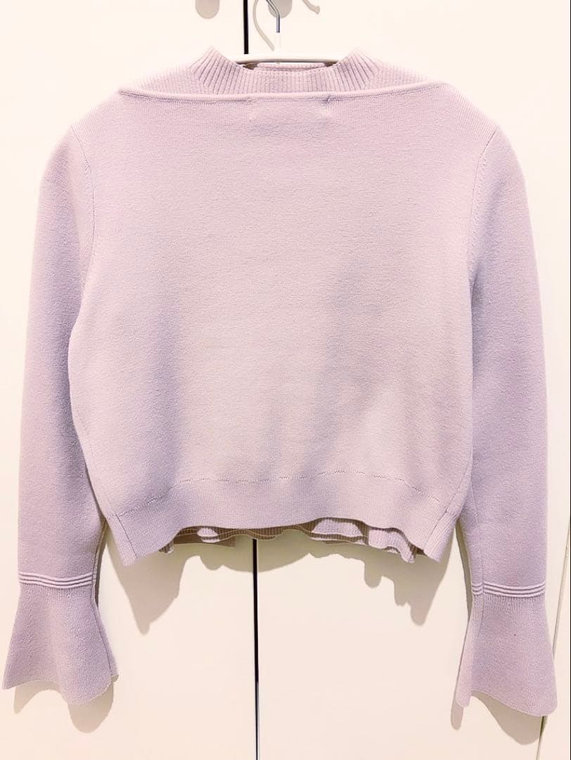 Her lip to Flared Sleeve Knit Set ピンク