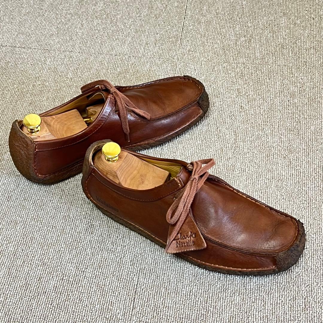 Clarks Natalieクラークス ナタリー ブラウン モカシン UK7
