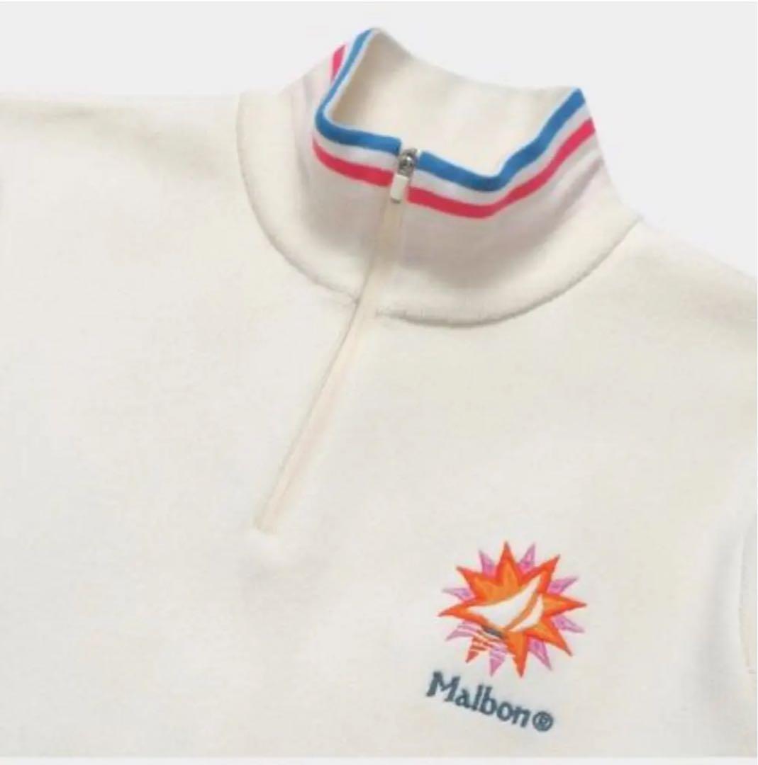 malbon golf ハーブジップニット