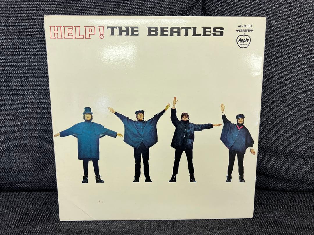 ビートルズ Help! 日本盤 AP-8151 LP洋楽レコード　歌詞カード付