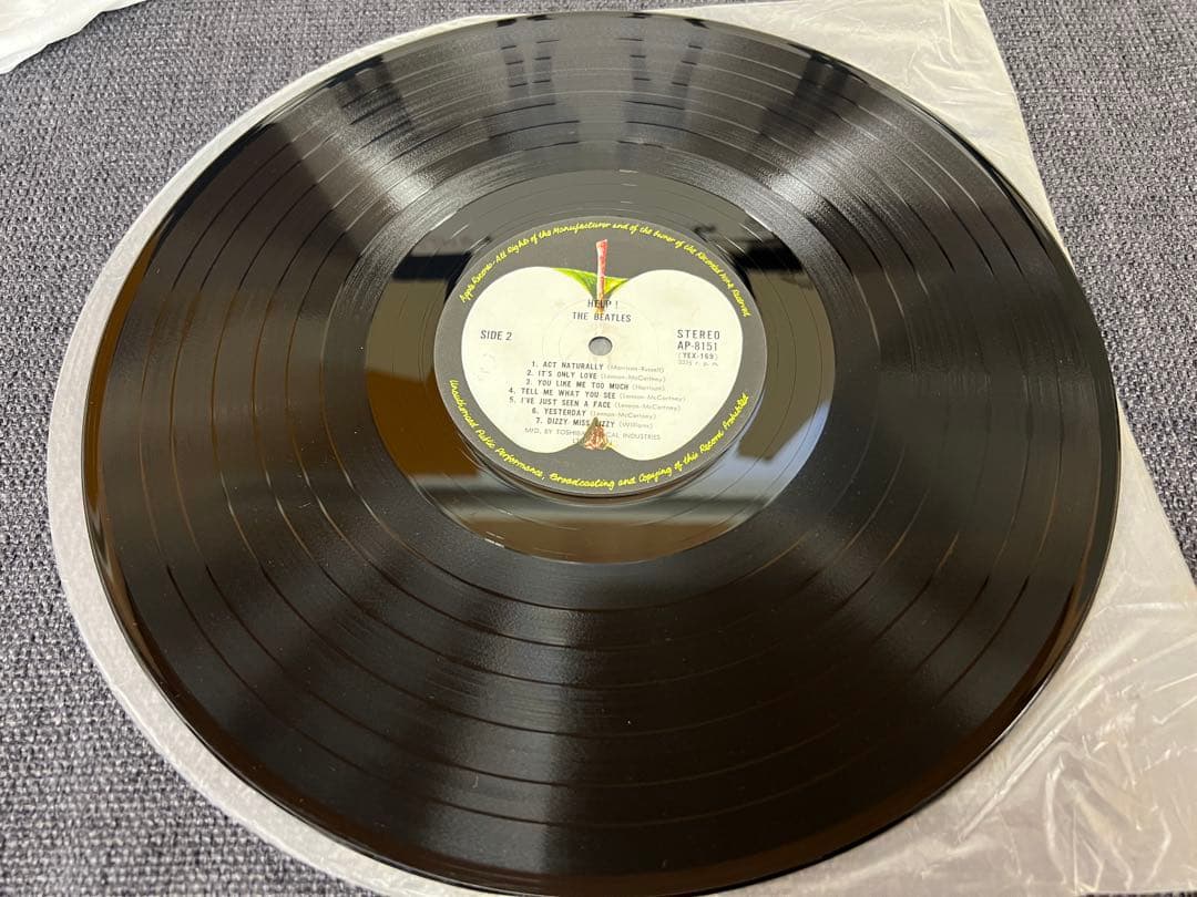 ビートルズ Help! 日本盤 AP-8151 LP洋楽レコード　歌詞カード付