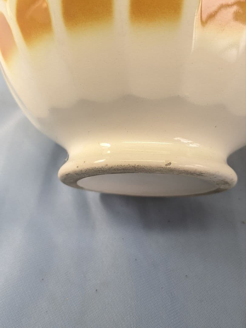 フランス アンティーク Luneville カフェオレボウル 13cm ペア
