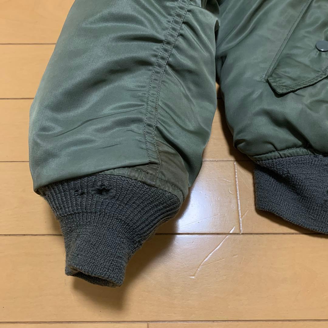 76年M 米軍実物 MA-1 Eタイプ アルファ社製 スコービルジップ