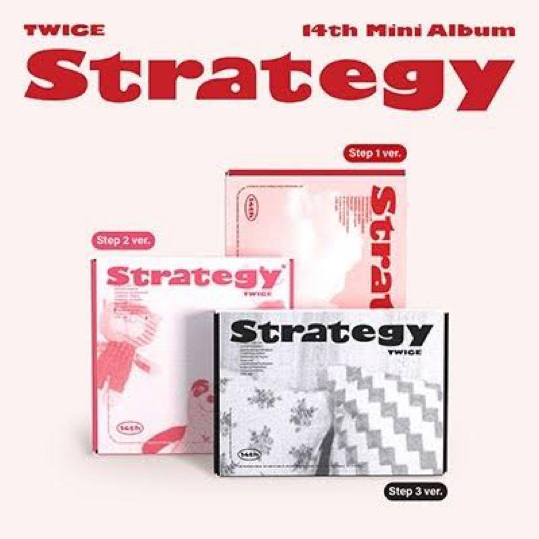 TWICE Strategy 3形態 once Japan限定版 予約特典付き