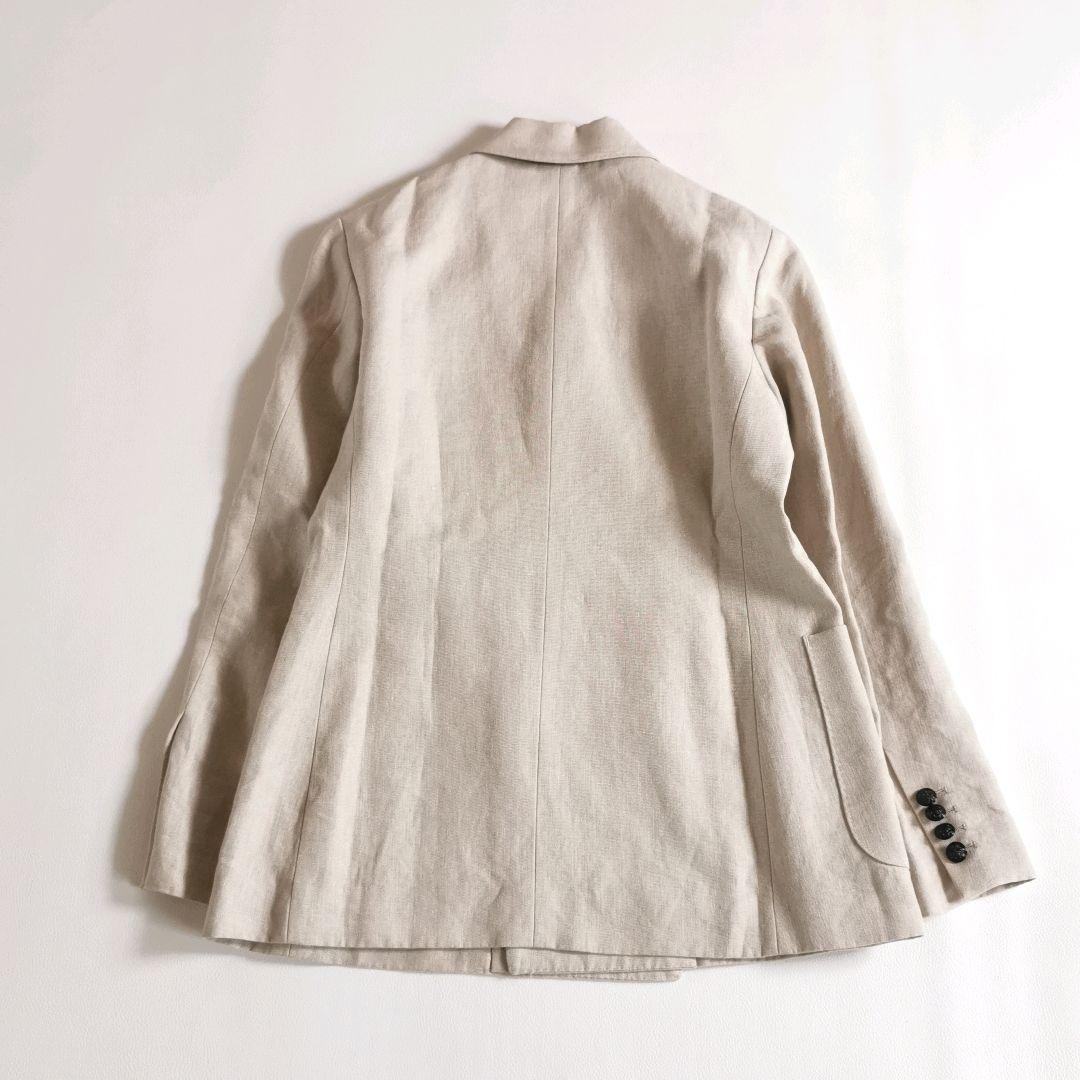 23SS/美品✨ ヴェルメイユパーイエナ ダブルブレスト ジャケット リネン