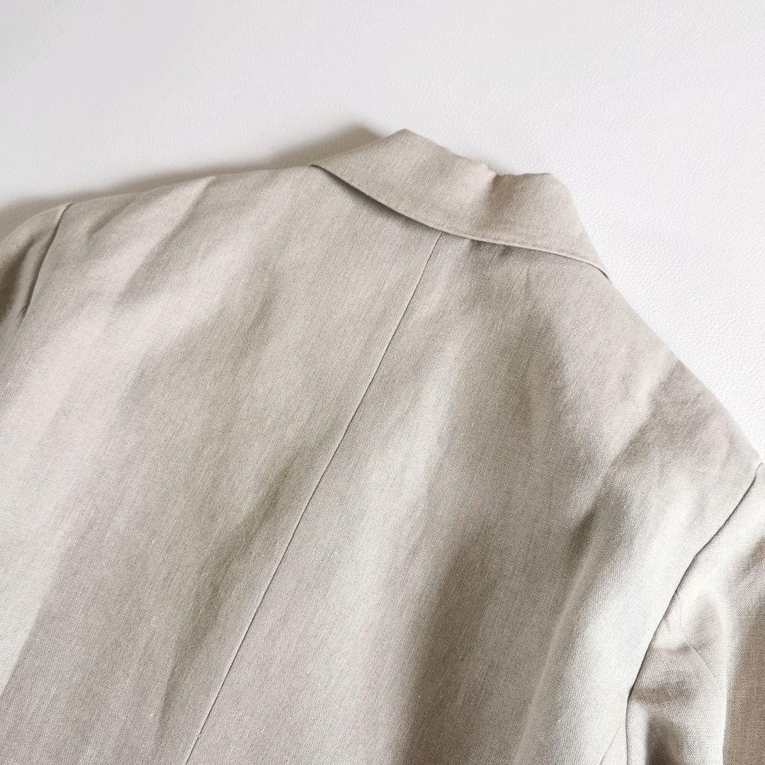 23SS/美品✨ ヴェルメイユパーイエナ ダブルブレスト ジャケット リネン
