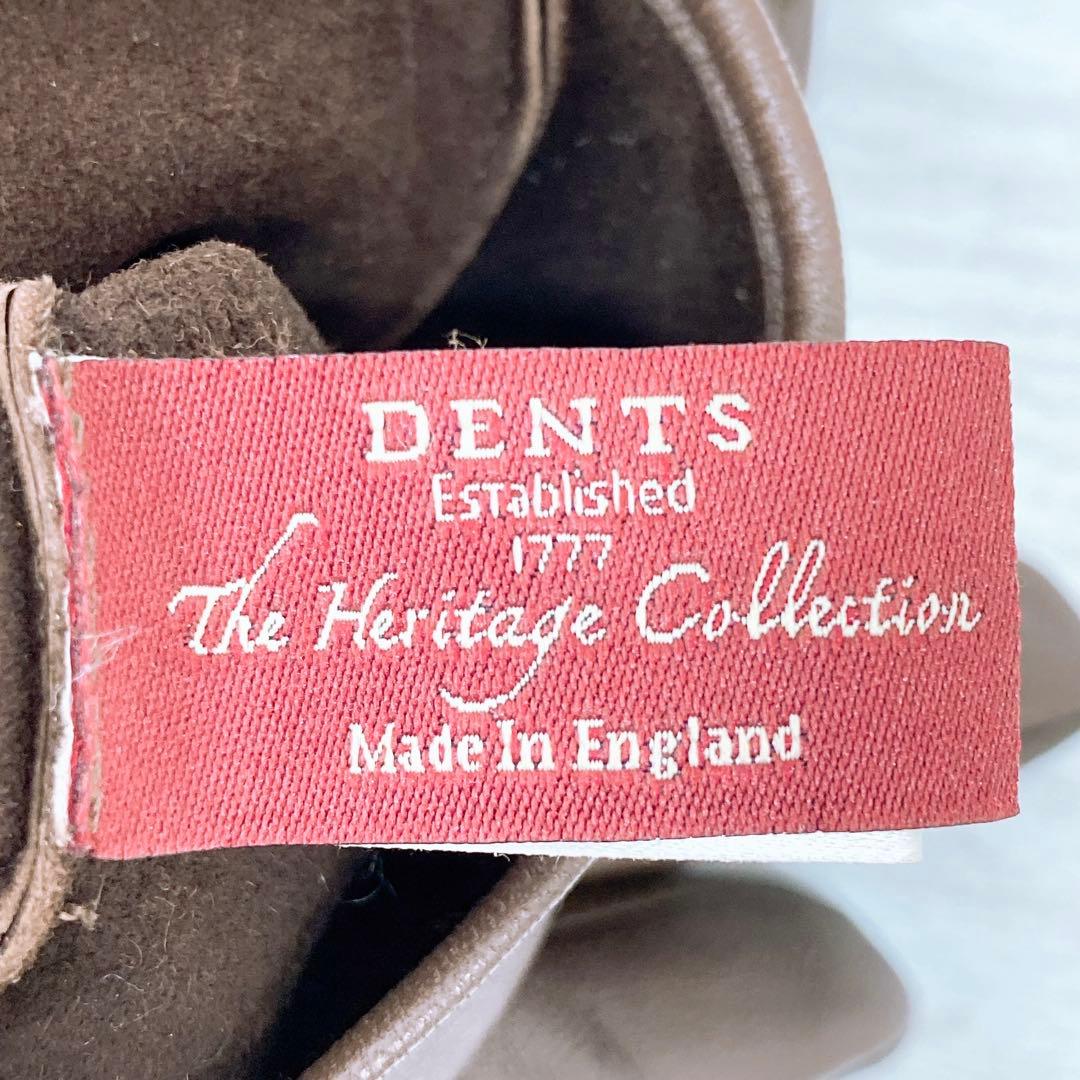 DENTS デンツ レザーグローブ 手袋 ブラウン メンズ