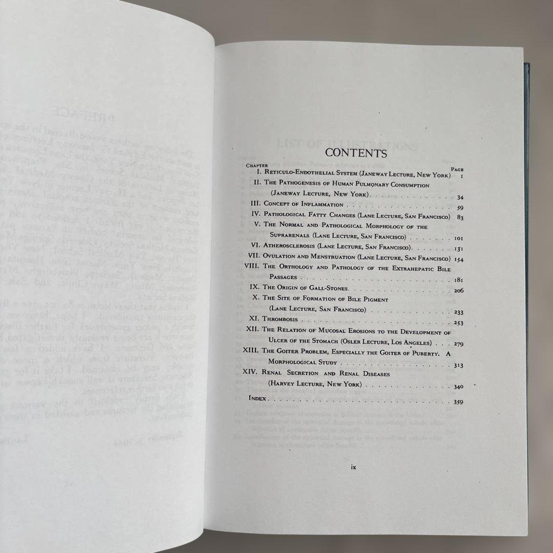 Lectures On Pathology 1924年 復刻版