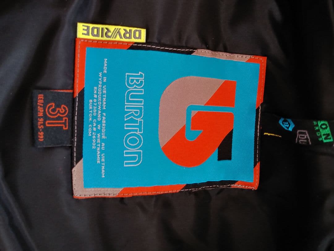 BURTON　Kids　ウェア上下セット