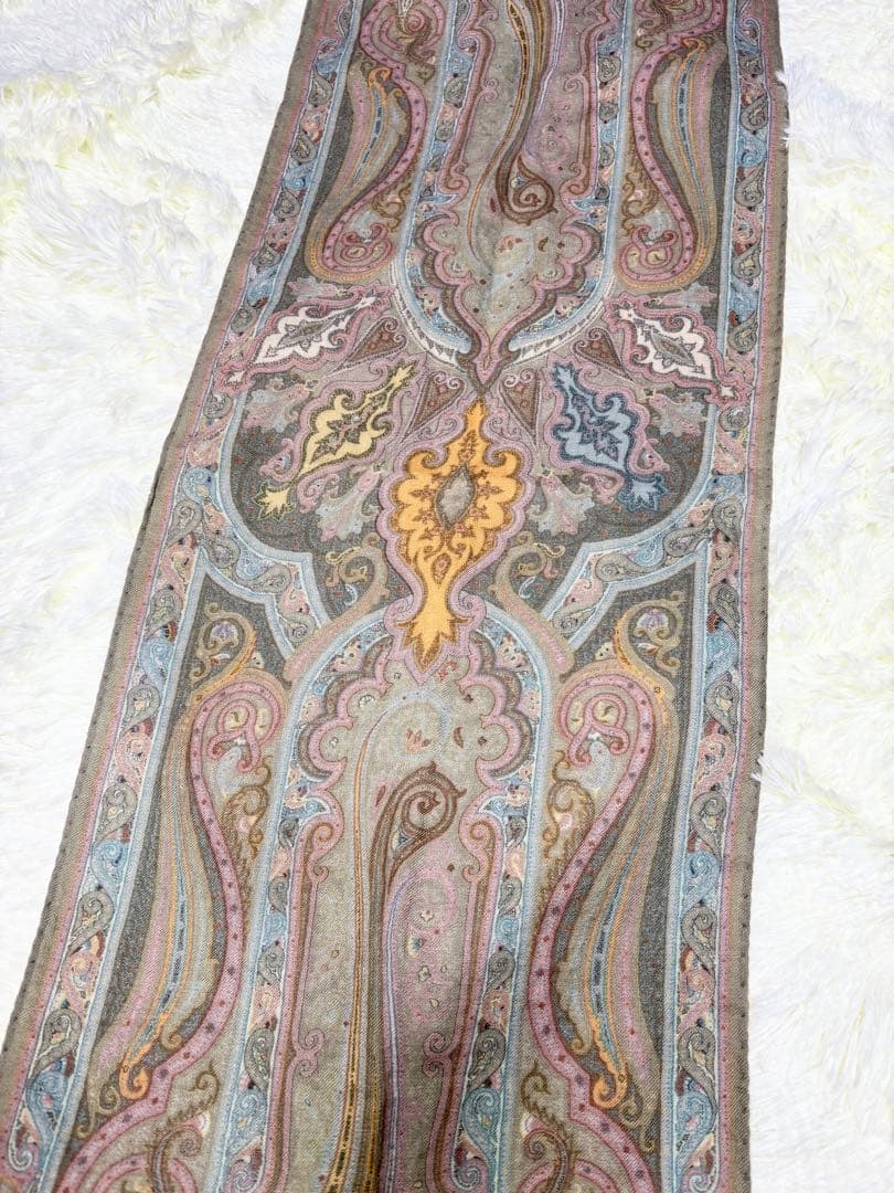 ETRO 高級ペイズリー柄 ストール　　　　　　　　マフラー