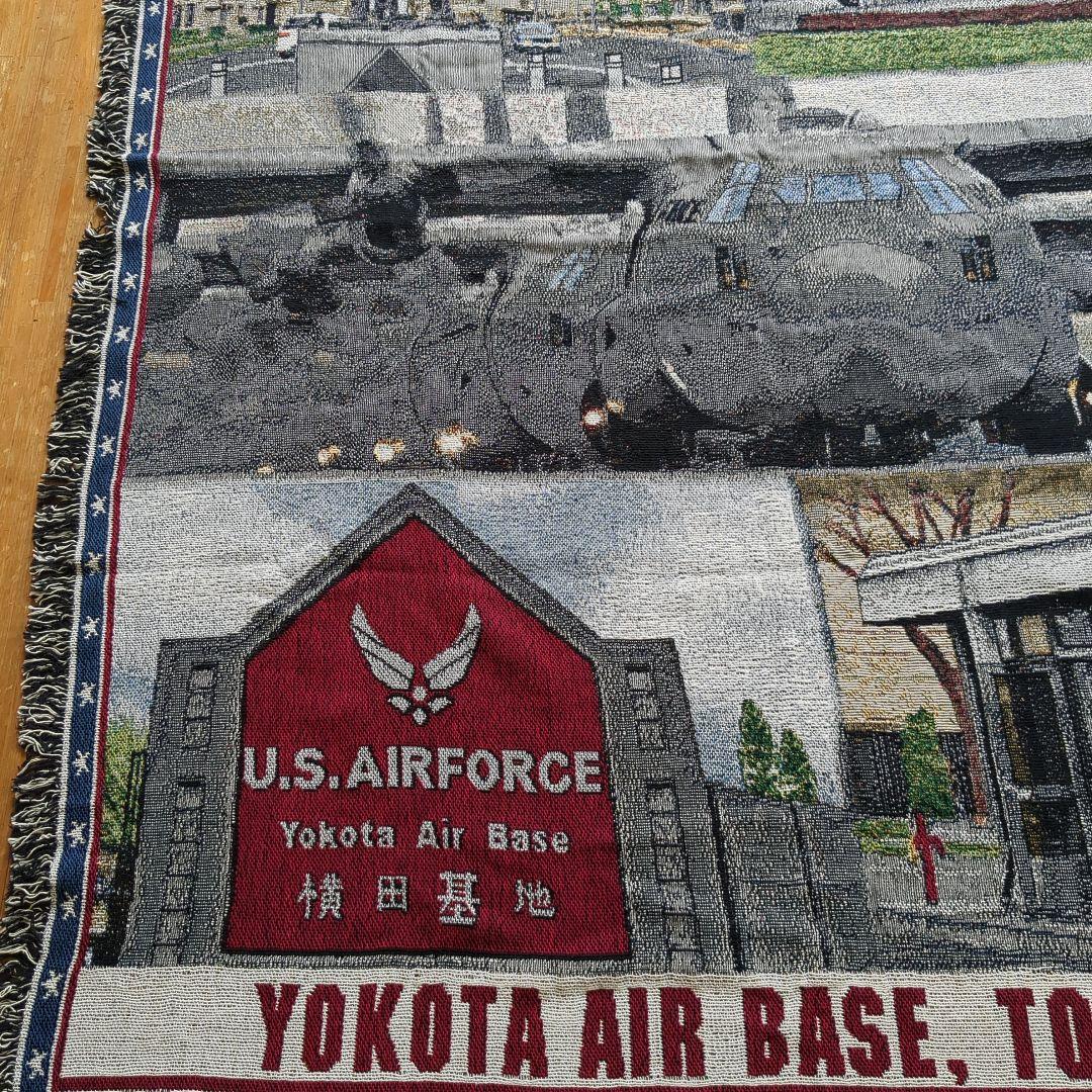 米軍放出品　美品　USAF 空軍　横田基地　ブランケット