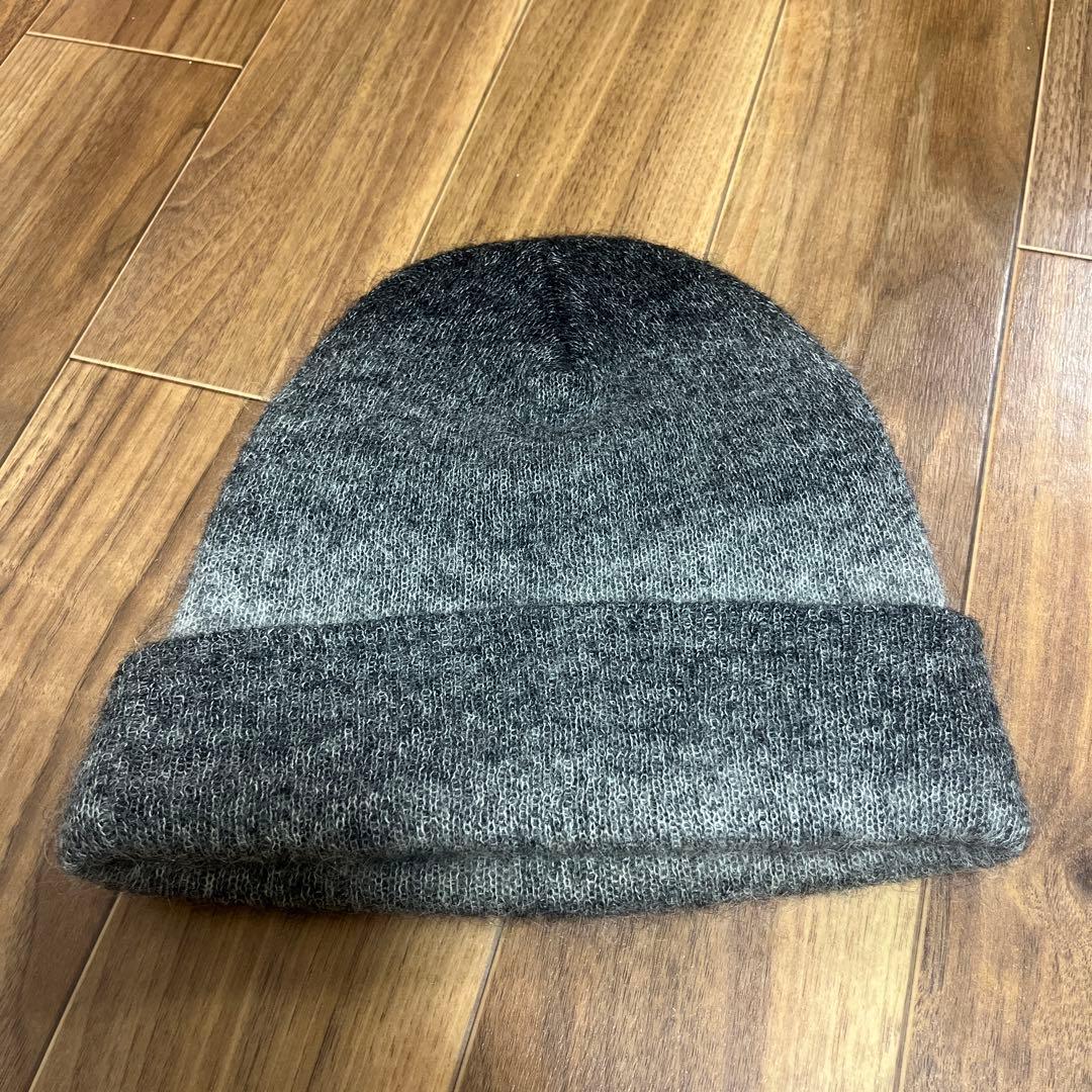 Supreme グラデーショングレー ニット帽　Mogair Beanie