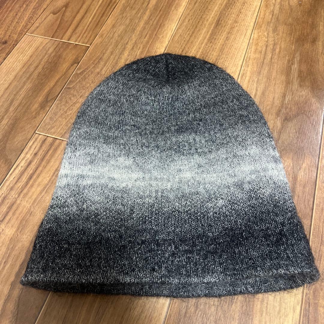 Supreme グラデーショングレー ニット帽　Mogair Beanie