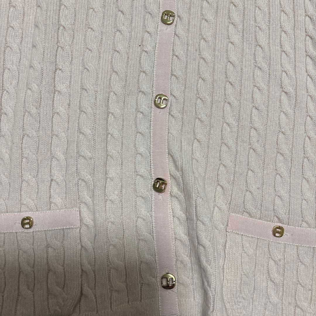 Salvatore Ferragamo ケーブルニットカーディガン S