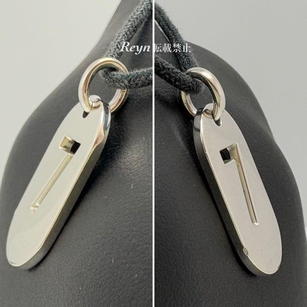 [新品仕上済] GUCCI シルバー 925 オーバル ナンバー 7 ネックレス
