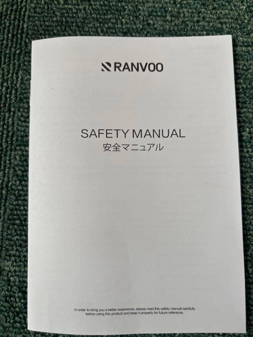 RANVOO セラミックヒーター 35℃表示