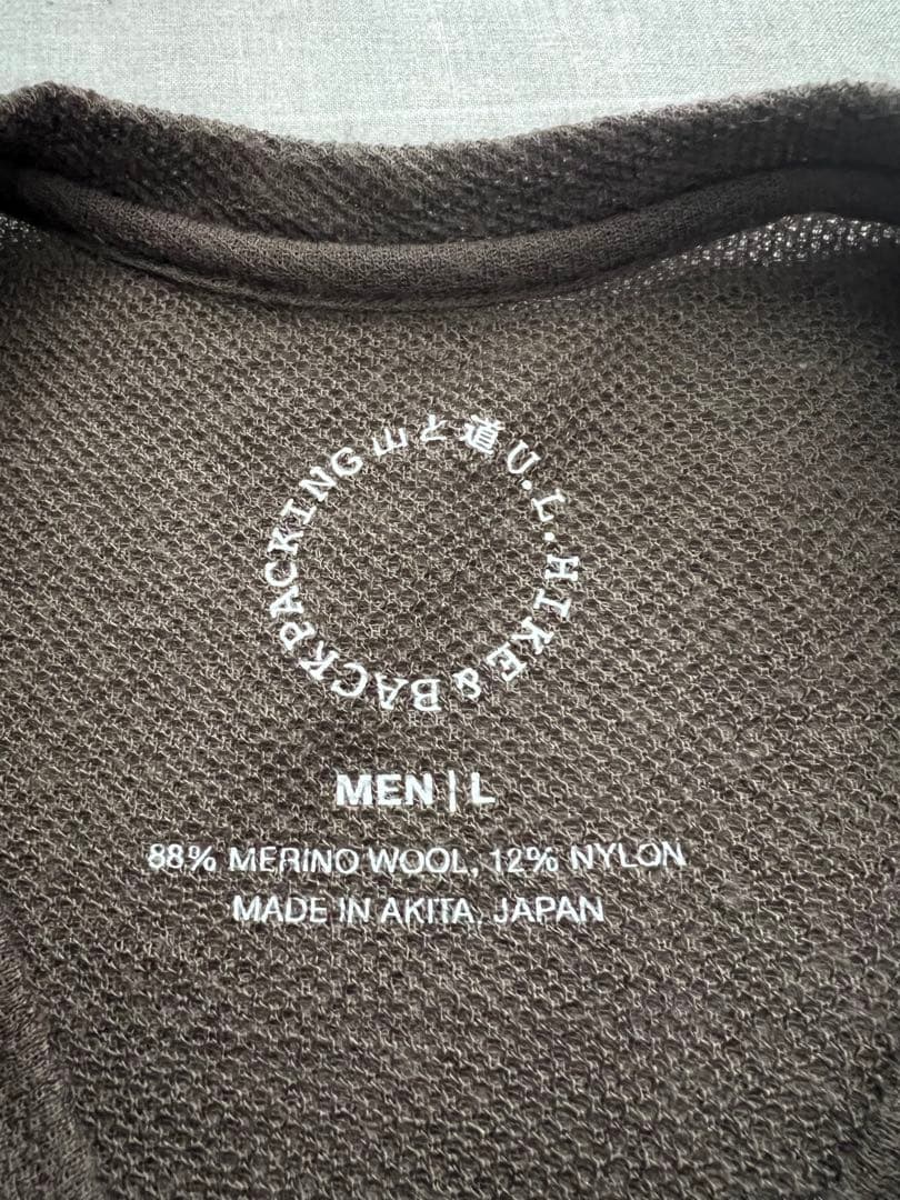 山と道　DF Mesh Merino Sleeveless Lサイズ