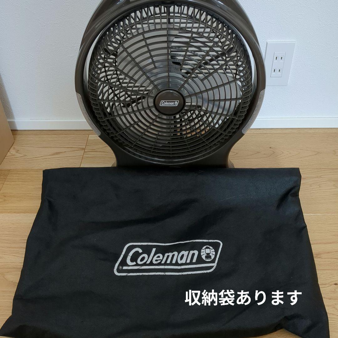 Coleman コールマン　扇風機　アウトドア リチャージャブルファン ブラウン