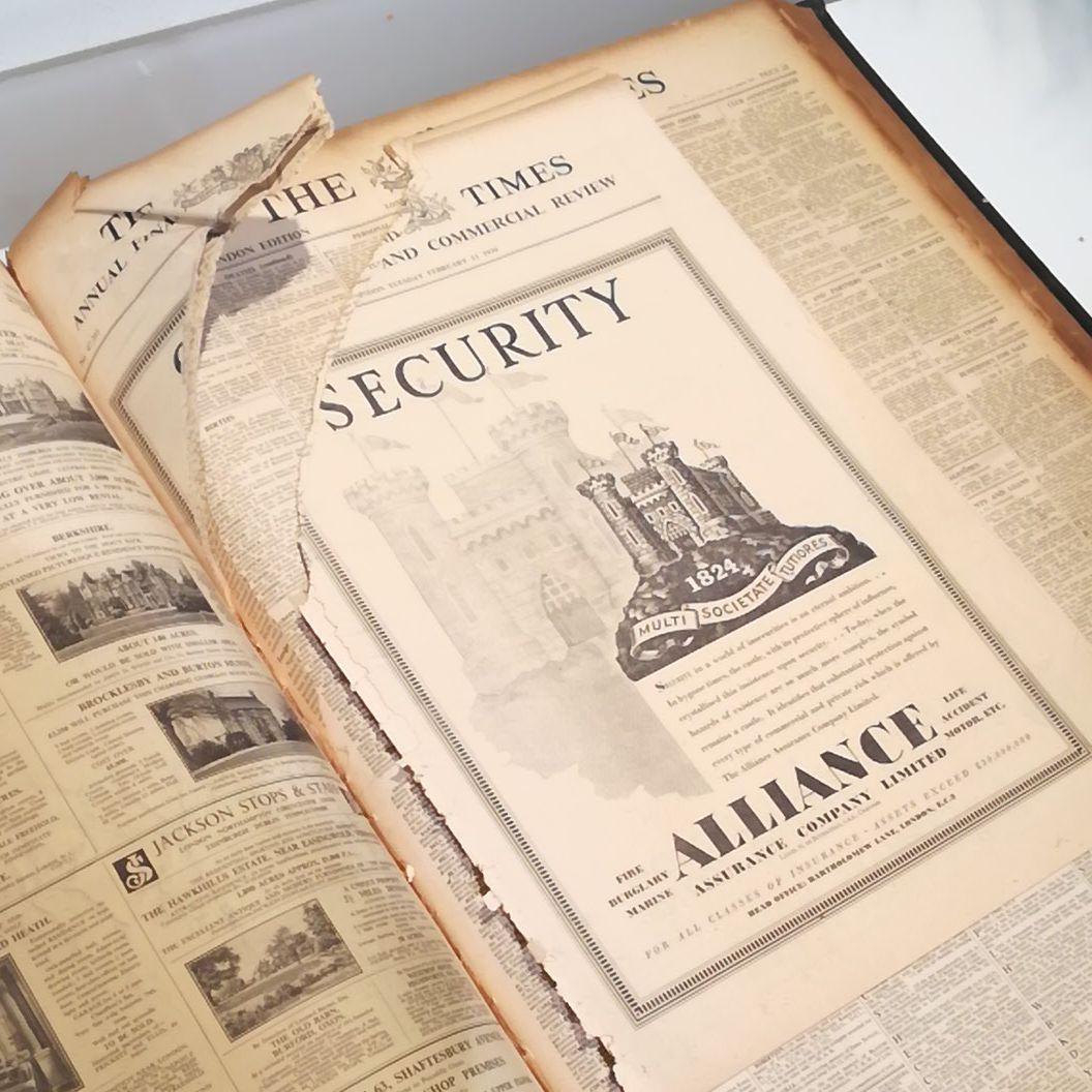 如月セール◆ 大型 古書 [ THE TIMES LONDON ]1936年