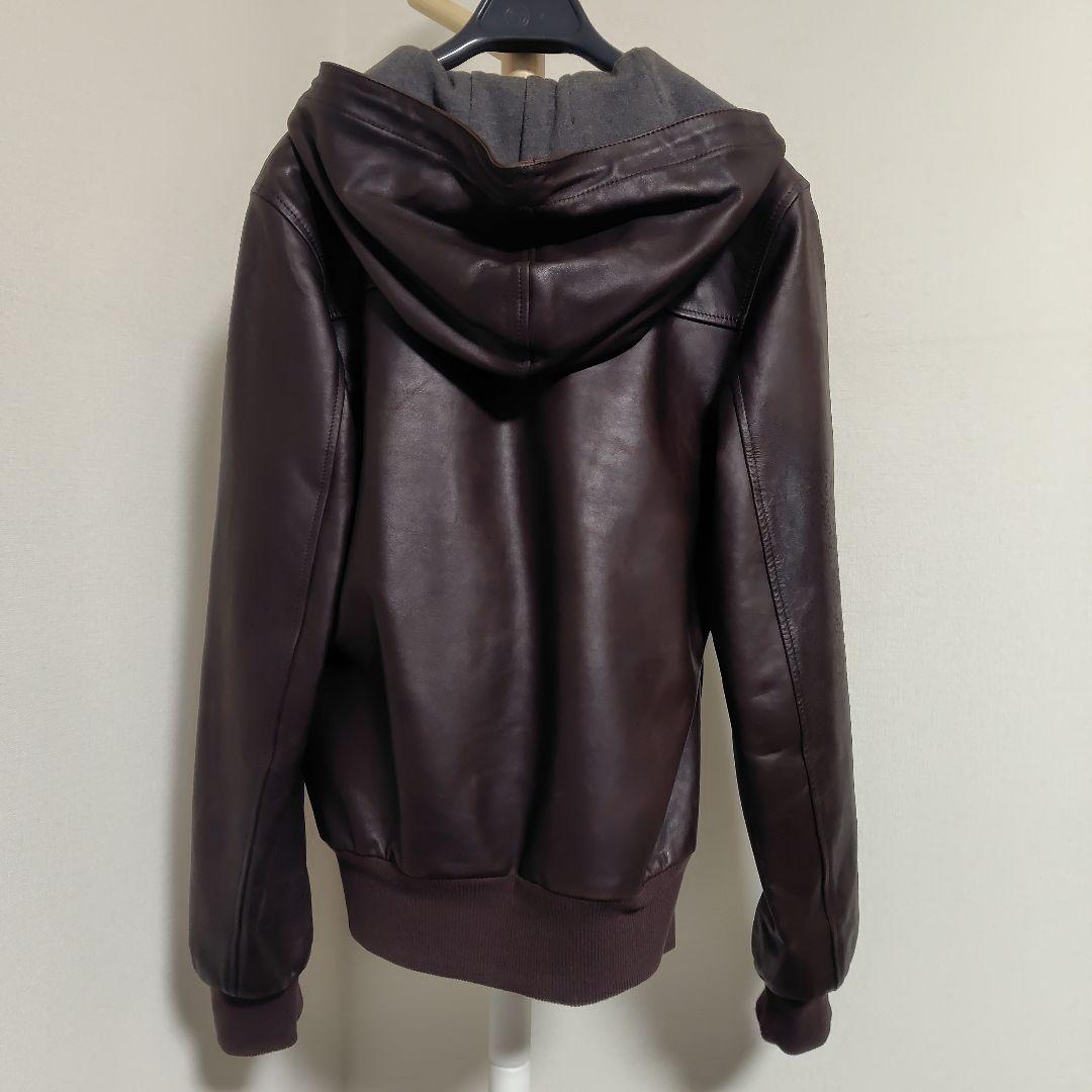 最終値下げ DOLCE&GA BBANA レザーパーカー ブルゾン 48