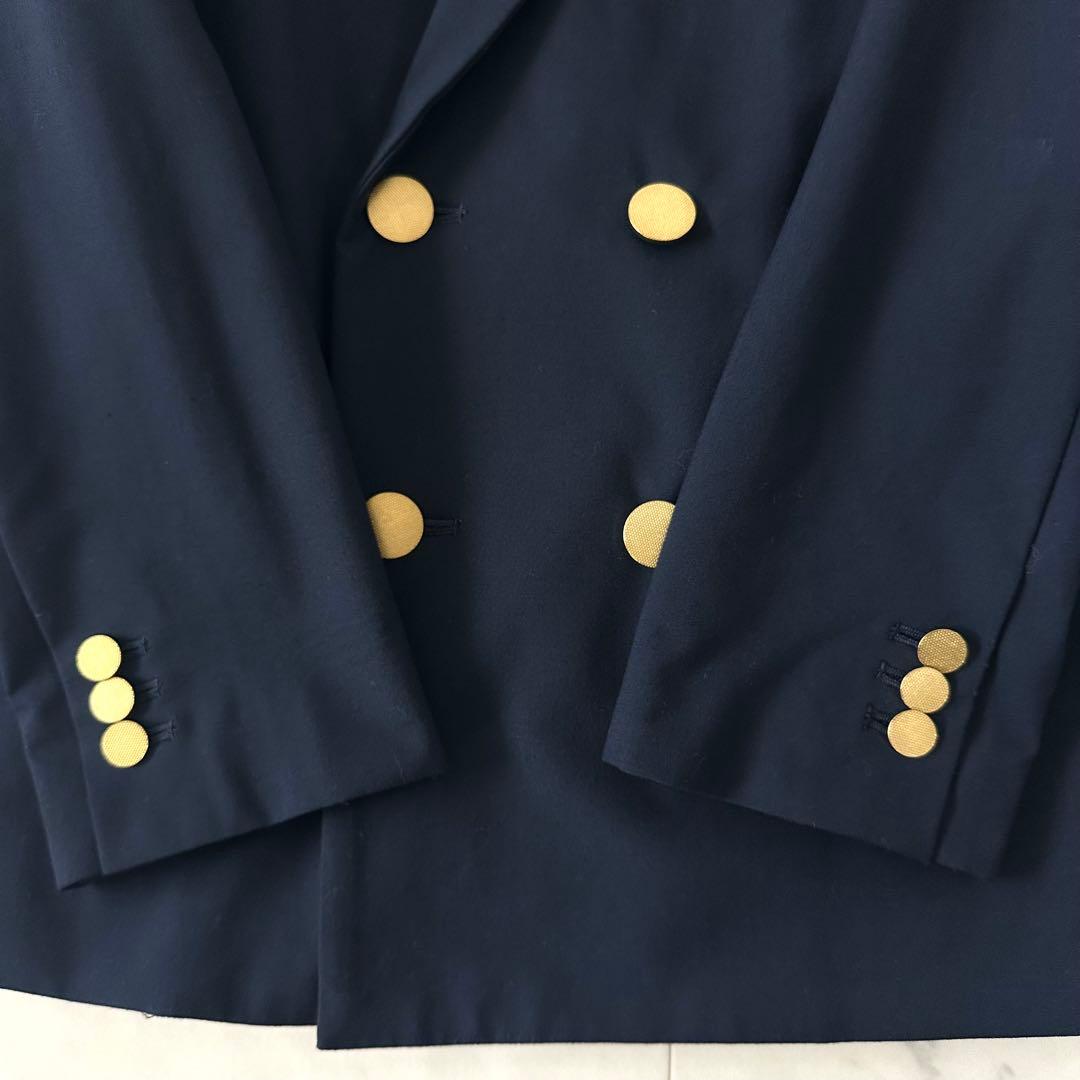 美品♪ジャーナルスタンダード ストレッチWブレストジャケット 紺ブレ 金ボタン