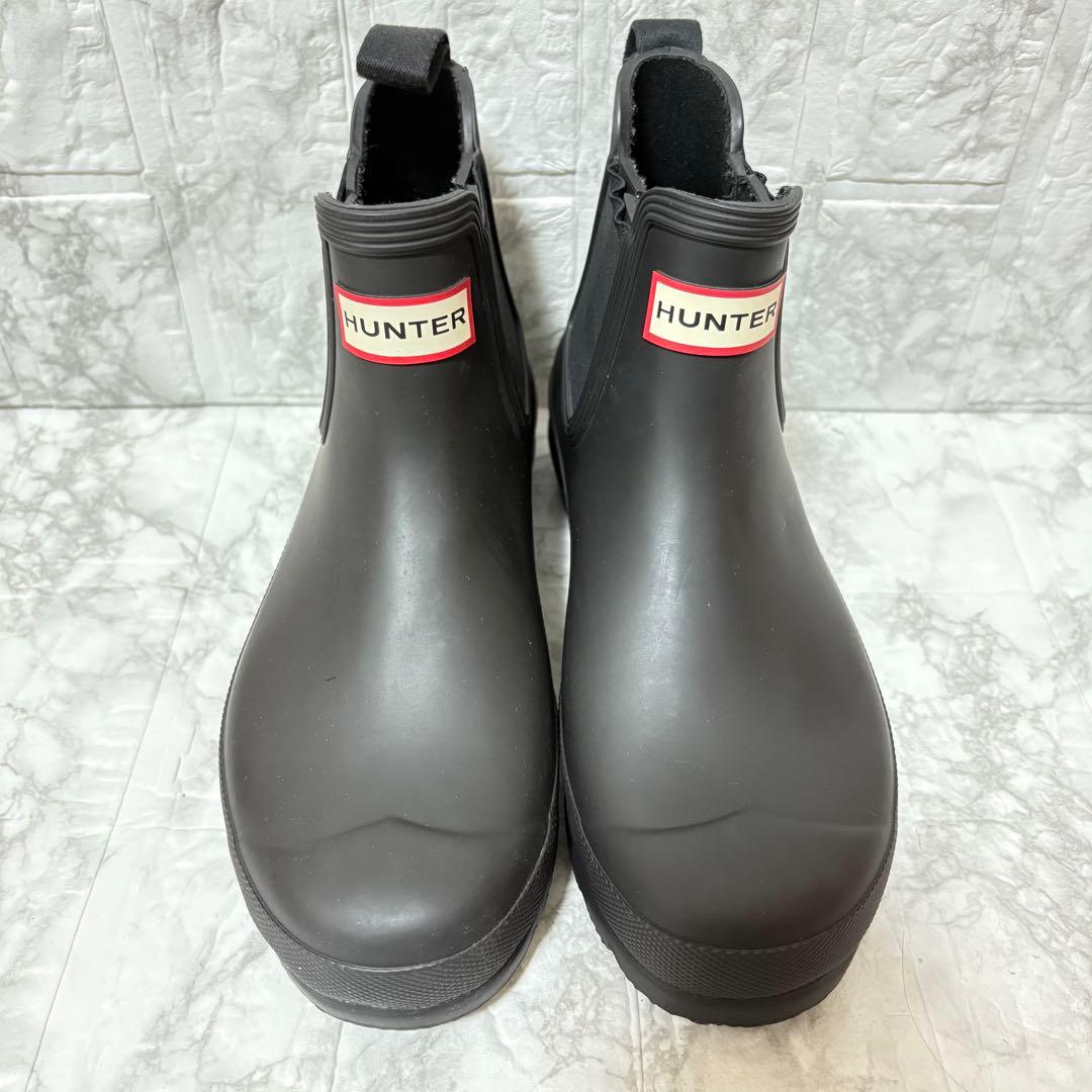 【極美品】ハンター HUNTER レインブーツ 黒 24㎝