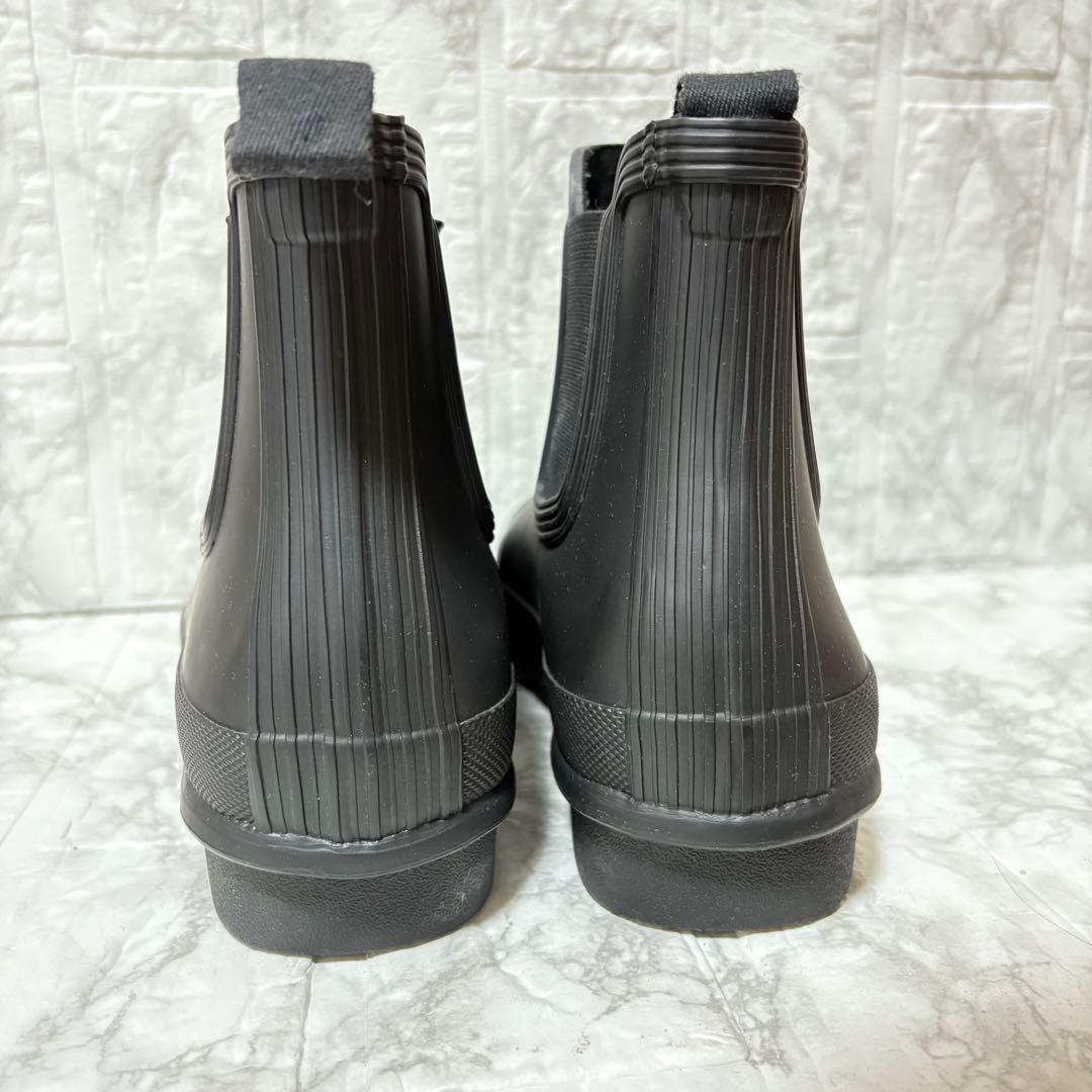 【極美品】ハンター HUNTER レインブーツ 黒 24㎝